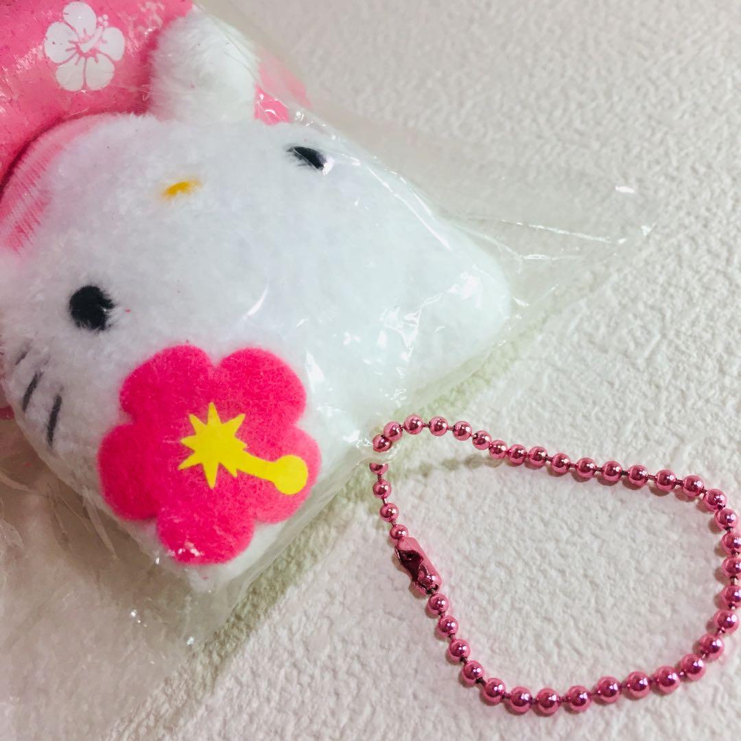 未開封品(ハガレあり)■浮き輪ハイビスカスキティ/ぬいぐるみストラップ/2005