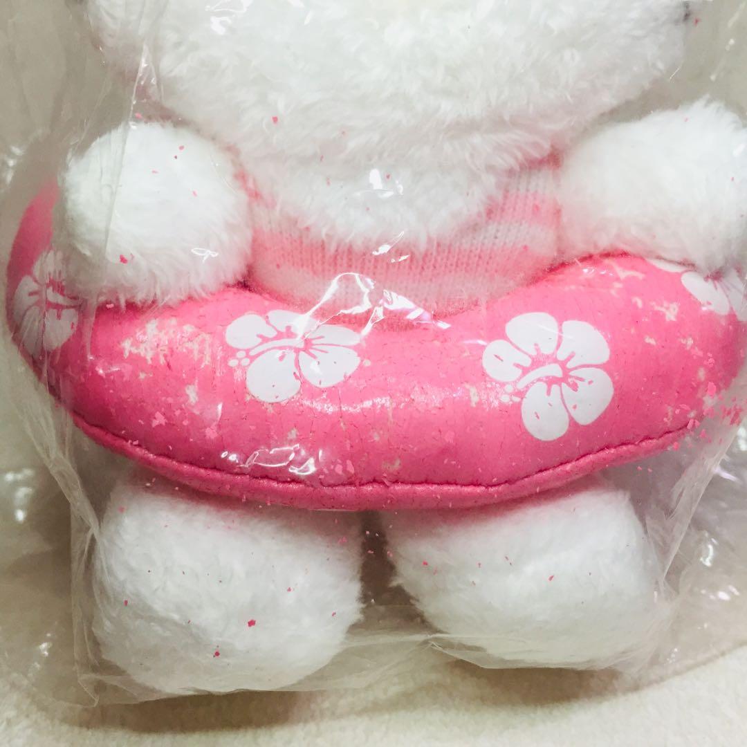 未開封品(ハガレあり)■浮き輪ハイビスカスキティ/ぬいぐるみストラップ/2005