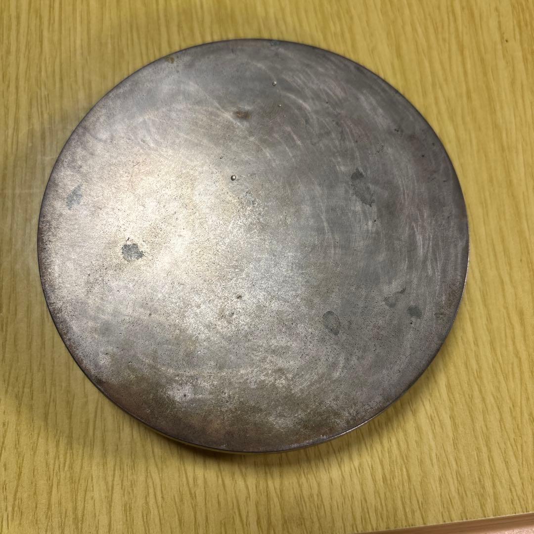 希少〇状態良〇大名道具〇作家物〇江戸時代　古鏡　円鏡　鶴亀松