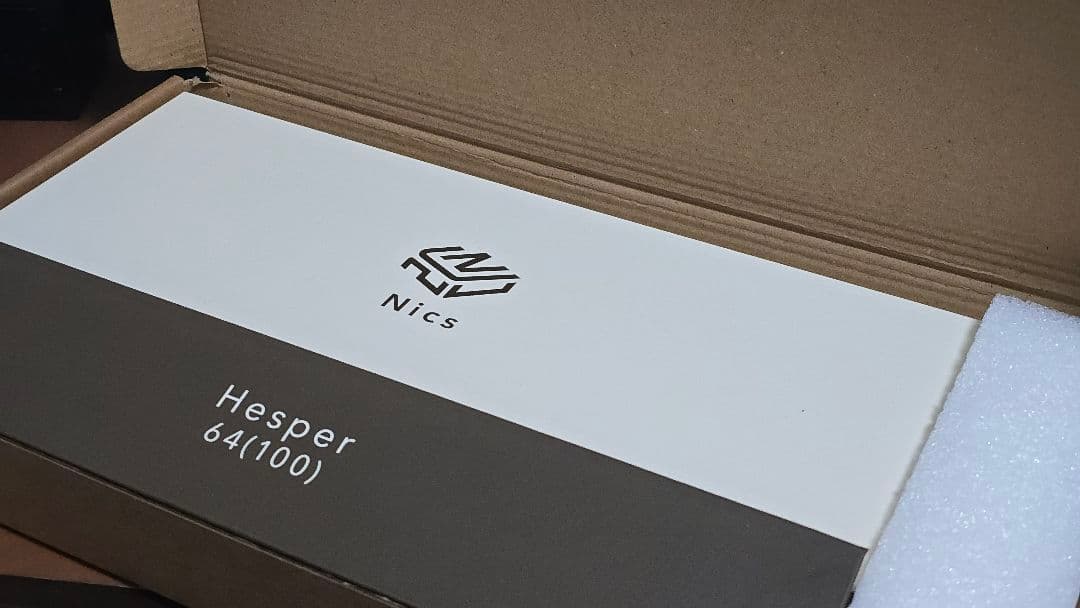 Nics Hesper64(100)｜世界初デュアルアクションキー搭載キーボード