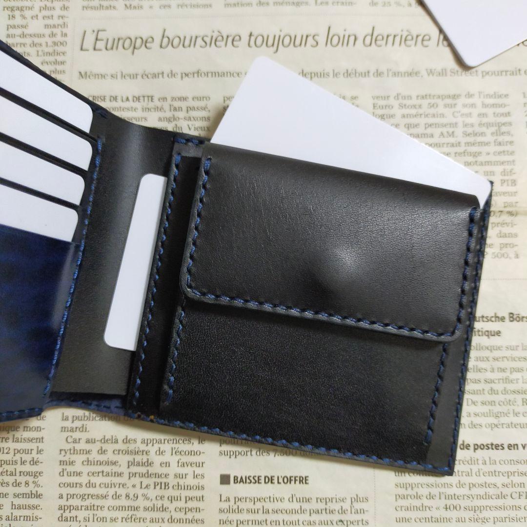 【みめらんぐりーむ】二つ折り財布　ルガトショルダー　栃木レザー