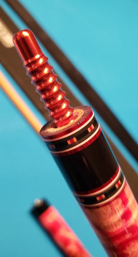 新作　早川工房カスタムキュー　グリップ3分割ストレート　エクステンションセット