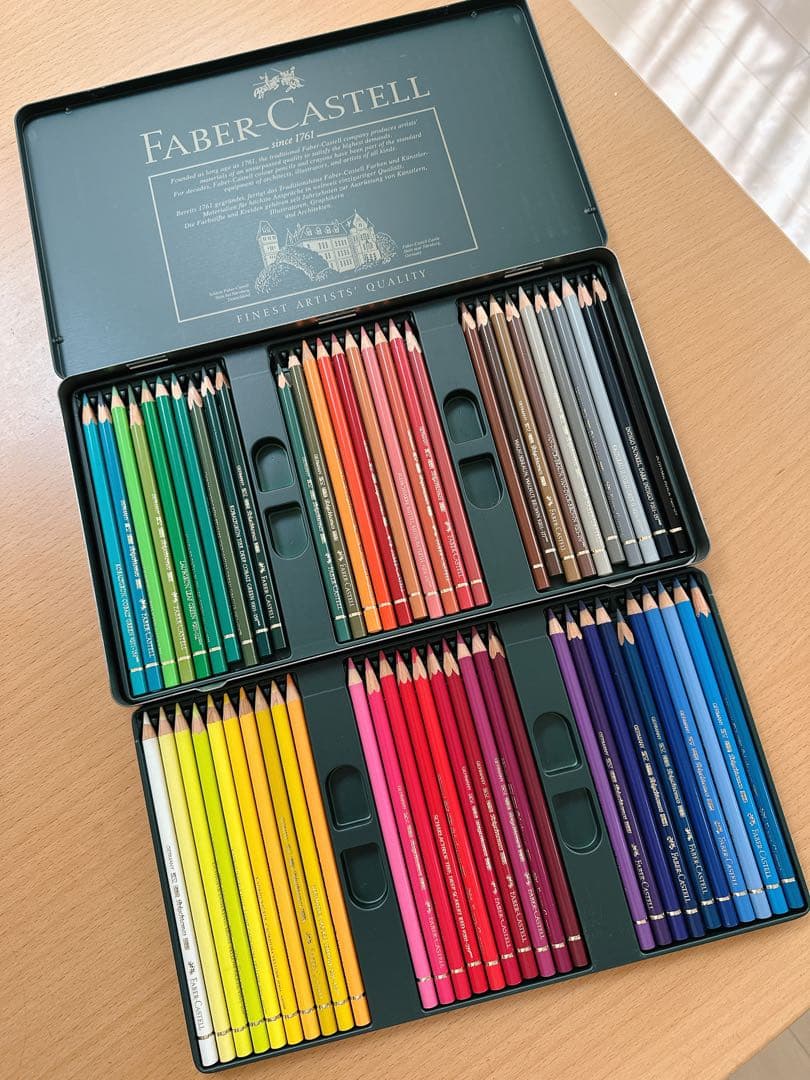 Faber-Castell 60色油性色鉛筆セット ほぼ未使用品