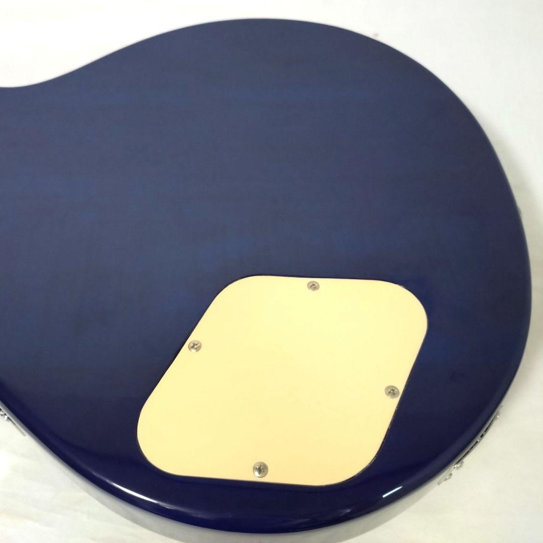 美品　Grote　LP Style　レスポールタイプ　シースルーブルー　トラ杢