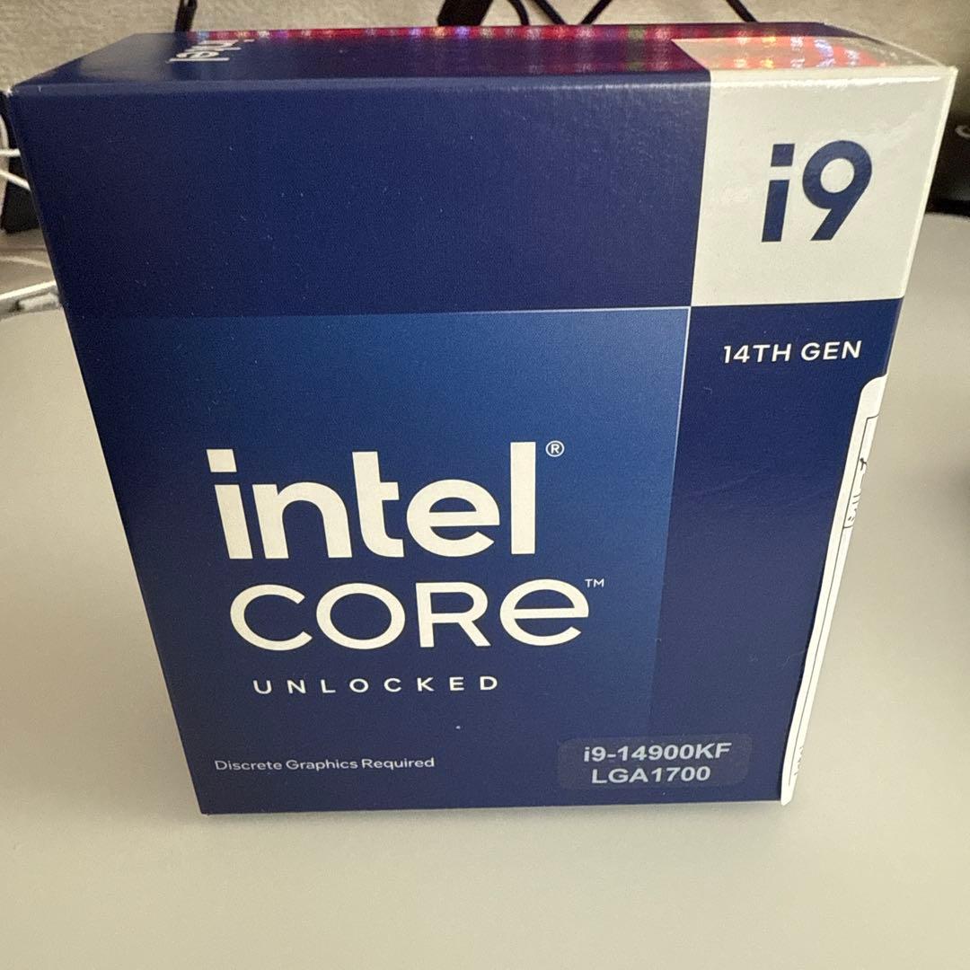 値下げします！Intel Core i9-14900KF 14世代 CPU 新品