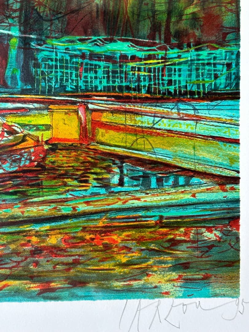 ジャン・カルズー『セレスの泉』(リトグラフ)