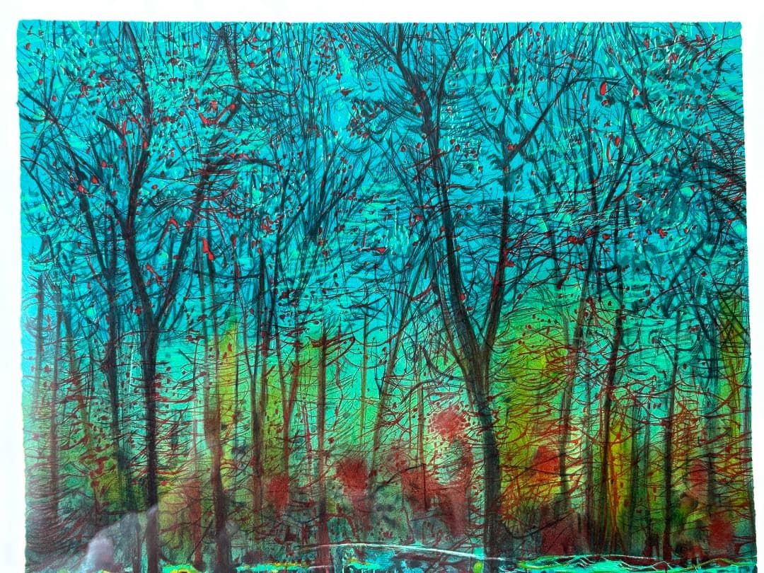 ジャン・カルズー『セレスの泉』(リトグラフ)