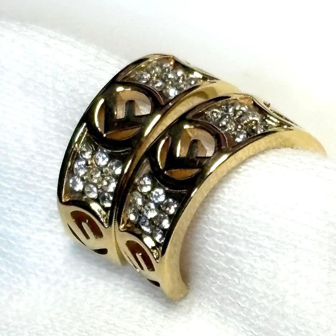 ★美品★　FENDI フェンディ エフイズフェンディ フープ ピアス