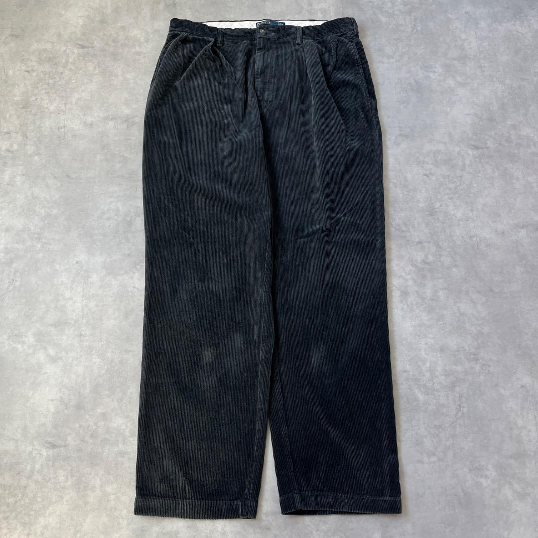 ポロバイ ラルフローレン W36 コーデュロイ ポロチノ 90s 黒 18211