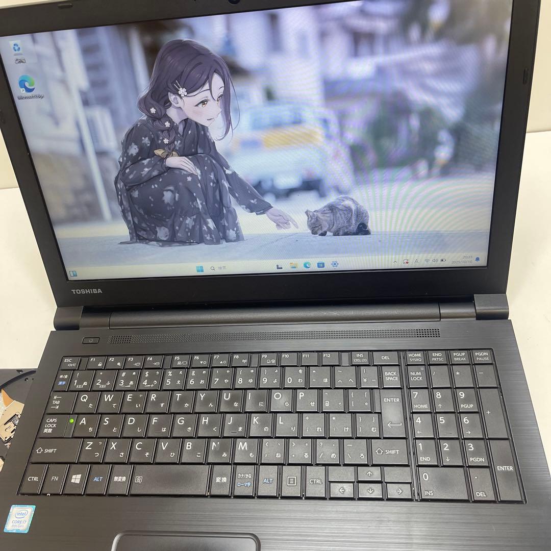 #314 東芝 Dynabook i7-8550U 8Gb SSD256GB