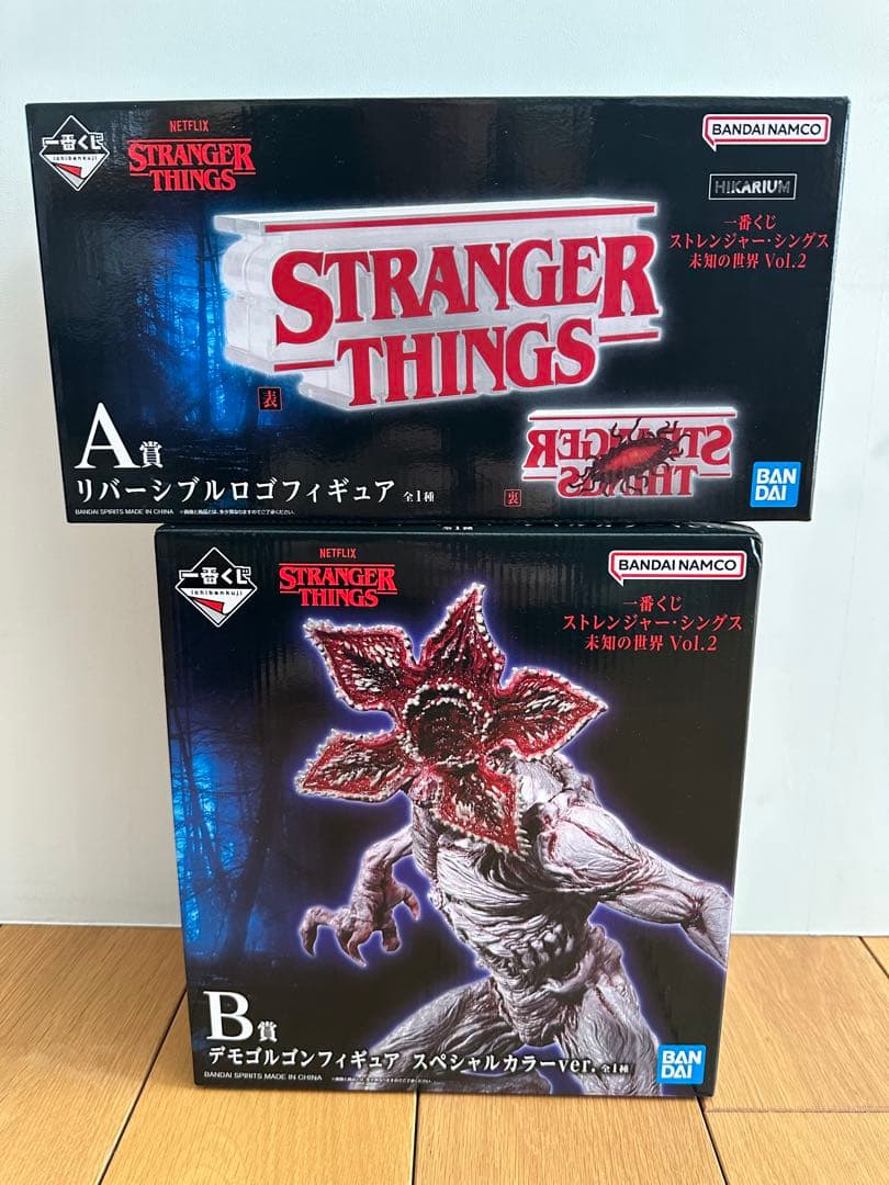 【おまけ付き】一番くじ　ストレンジャーシングス　A賞　B賞　ロゴ　デモゴルゴン
