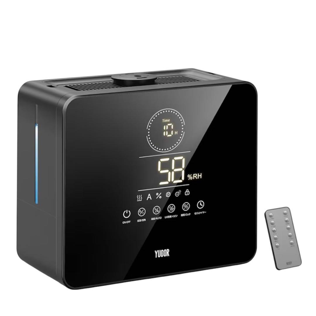 新品❤️加湿器 大容量 9L AI知能恒湿 5重除菌 超音波 ハイブリッド式加湿器