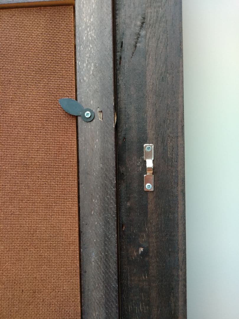 エスアンドエフ　S&F　高級輸入額縁　半切　アンティーク　ブラウン　007