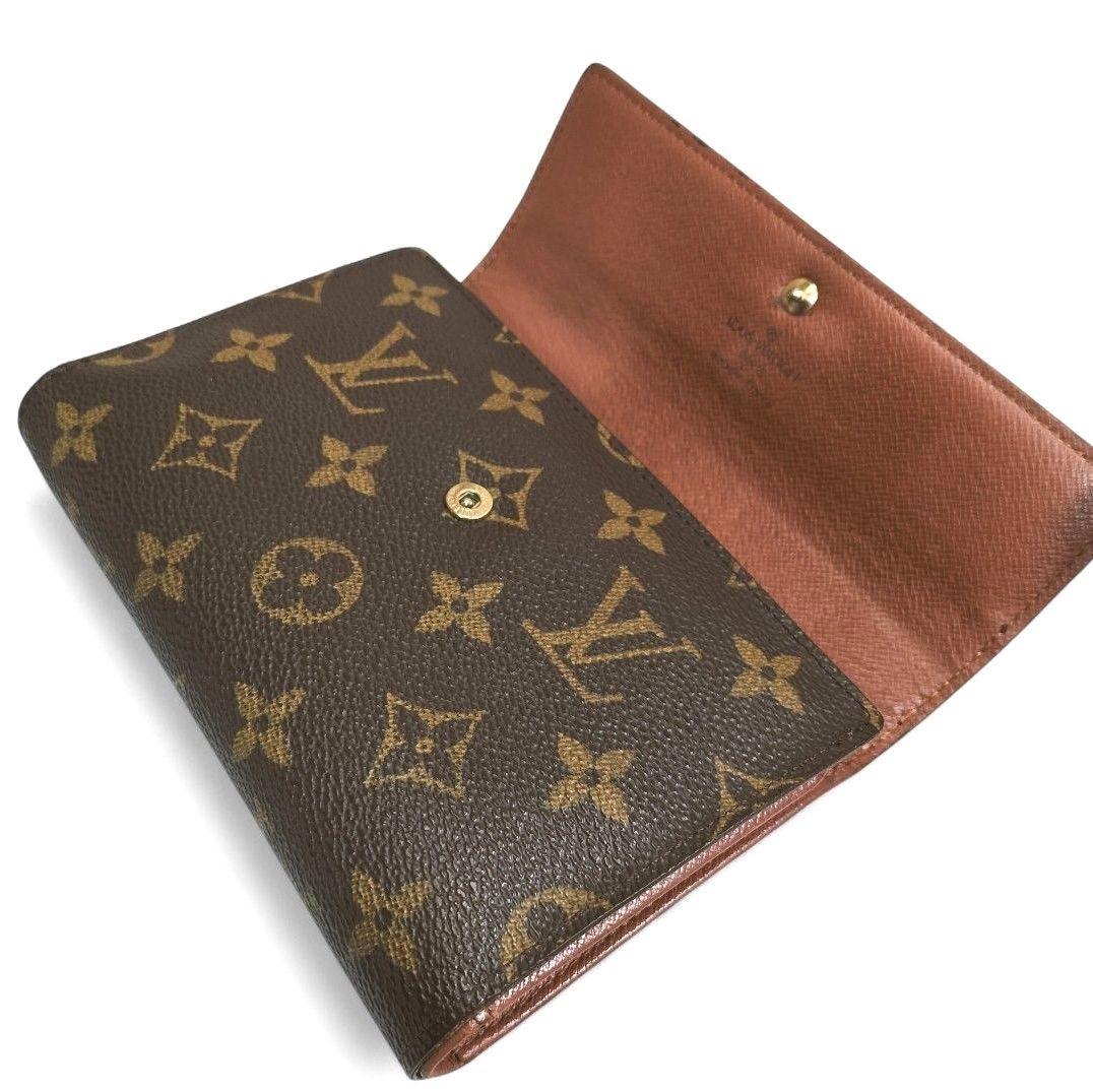 モノグラム ポルト トレゾール エテュイ パピエ 三つ折り 財布 ルイヴィトン