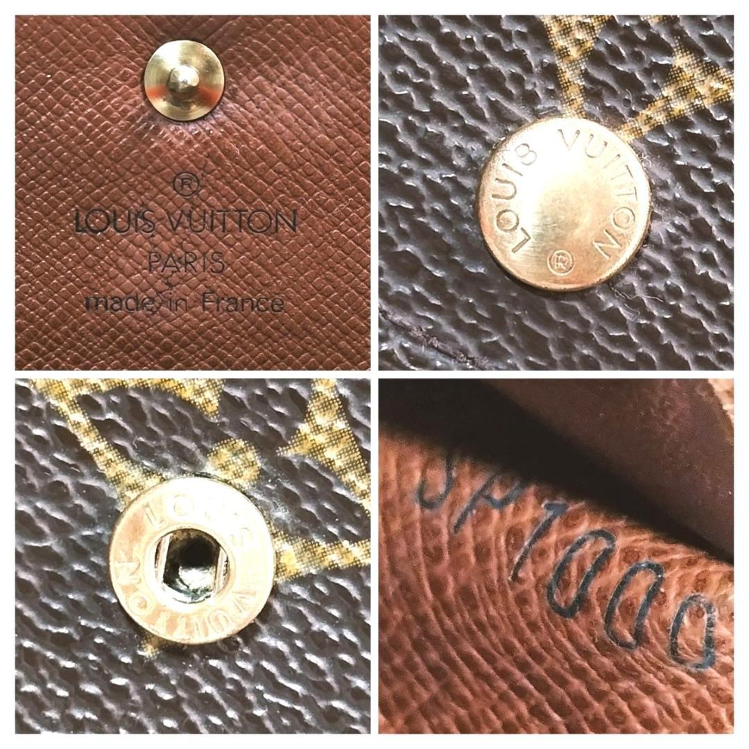 モノグラム ポルト トレゾール エテュイ パピエ 三つ折り 財布 ルイヴィトン