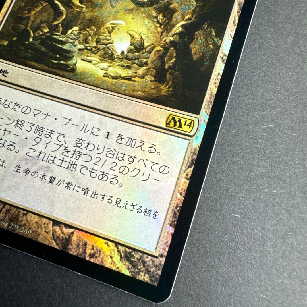 未使用 M14 変わり谷 日本語 foil EDH