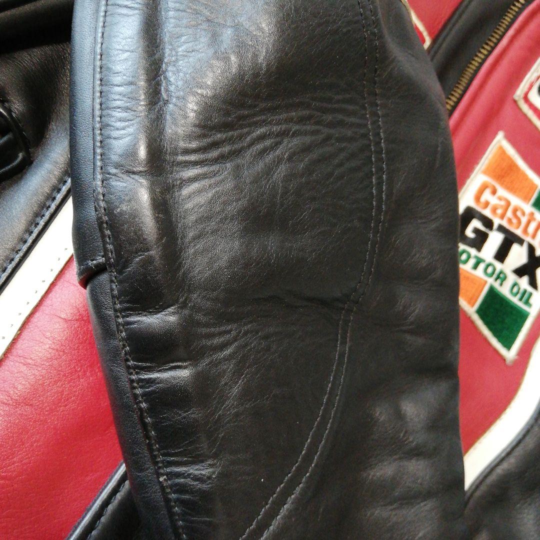 クリーニング済 Vanson RJP タロンジップレザーライダースジャケット