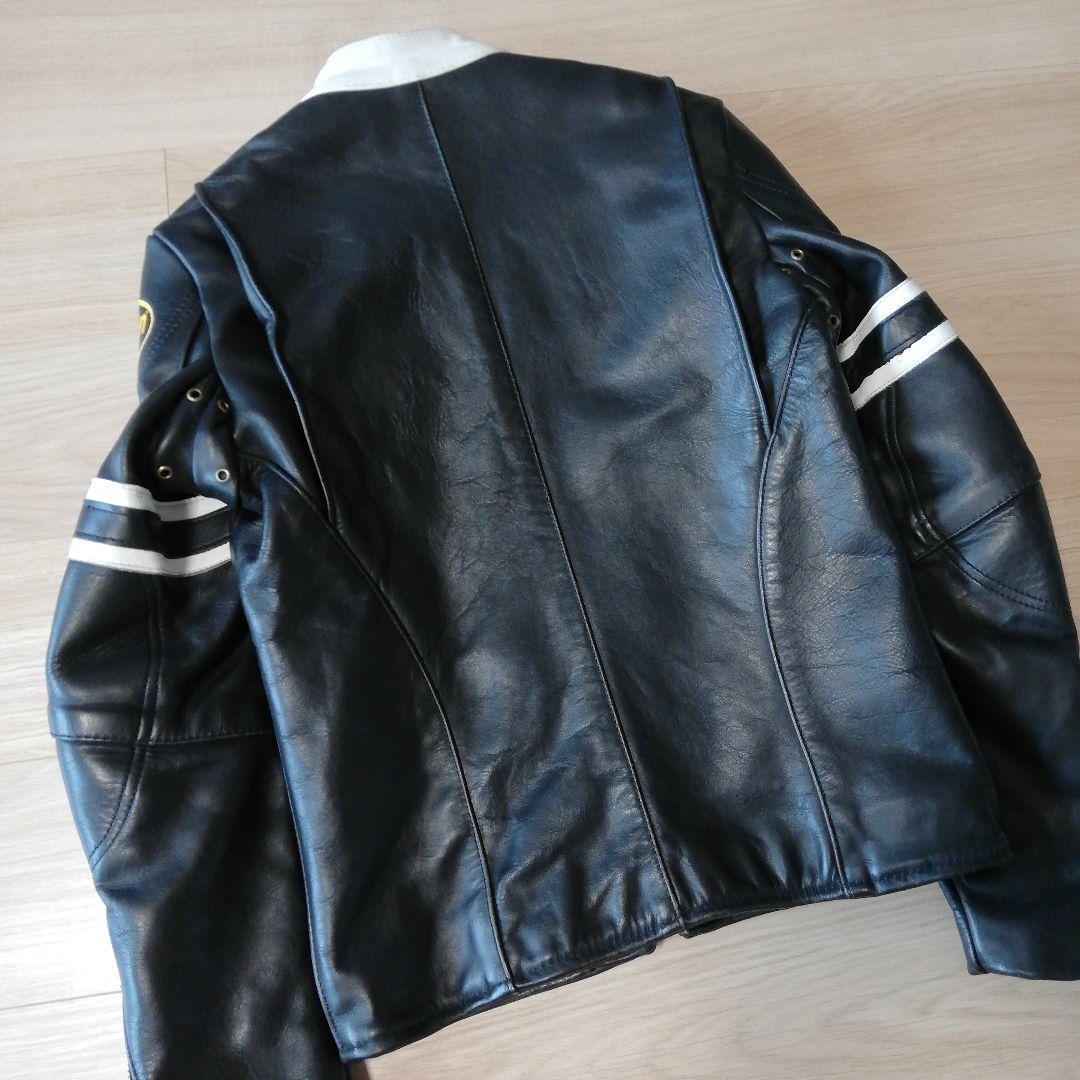 クリーニング済 Vanson RJP タロンジップレザーライダースジャケット