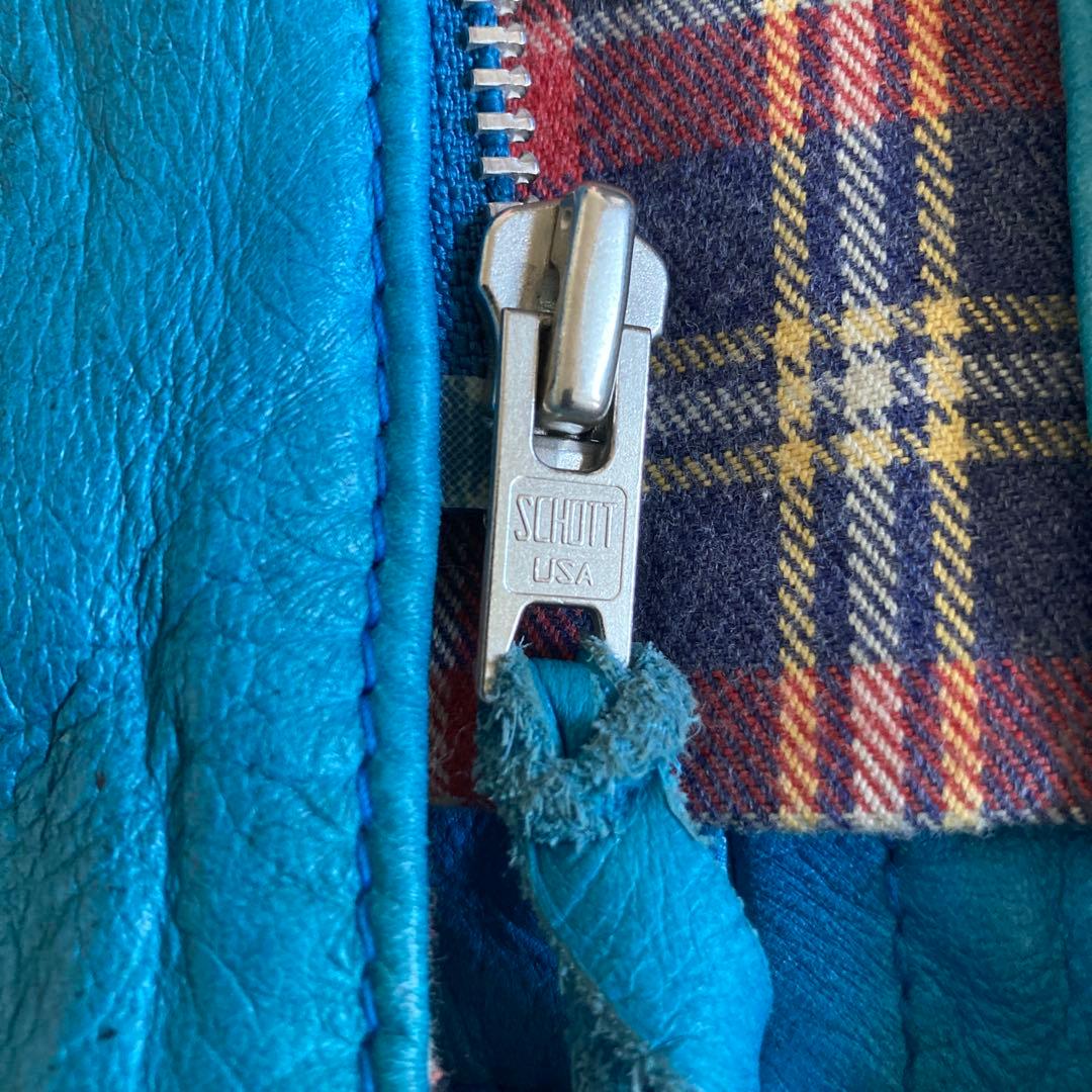 SCHOTT レザー シングルライダースジャケット サイズM