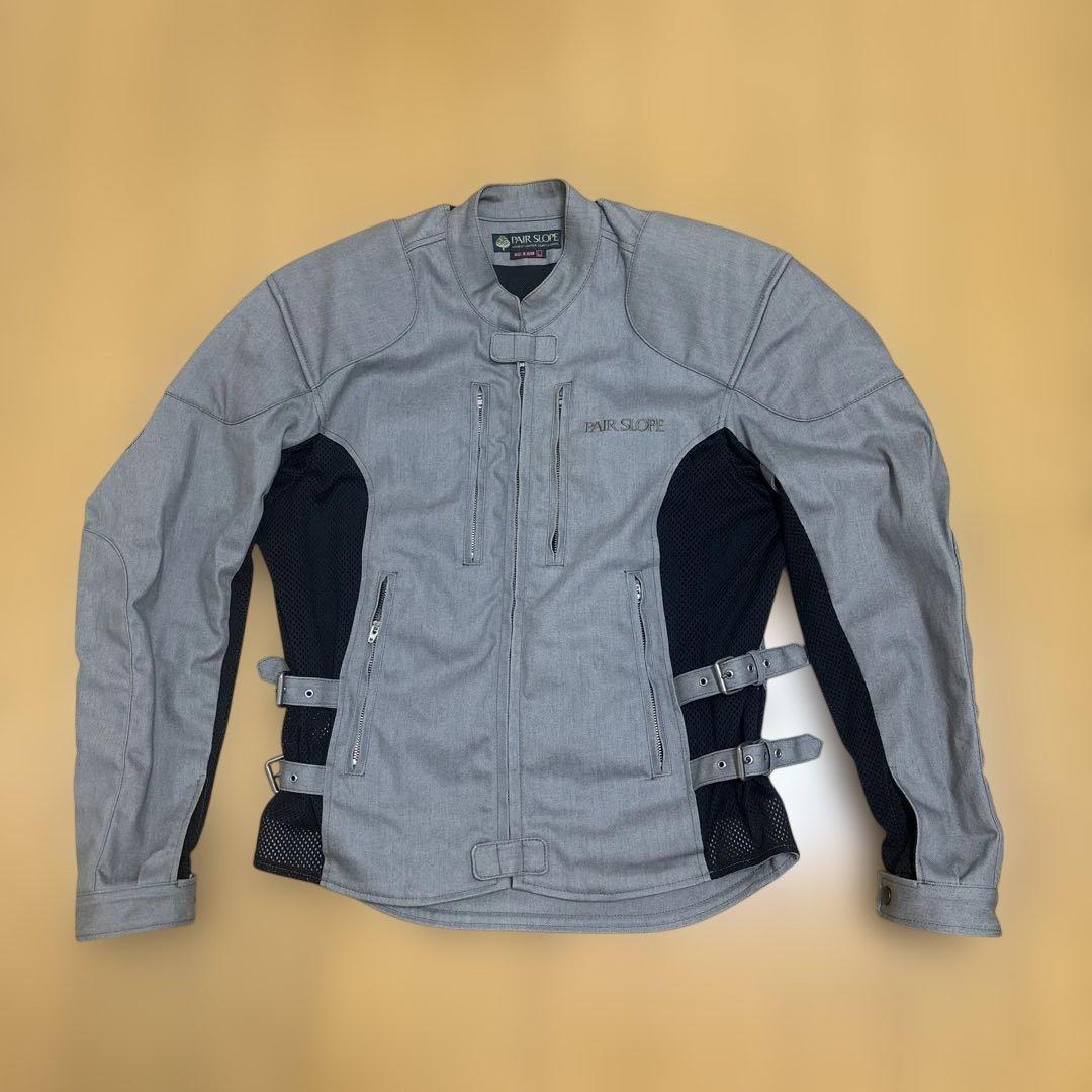 ペアスロープ PAIR SLOPE コットン ライダースジャケット Lサイズ