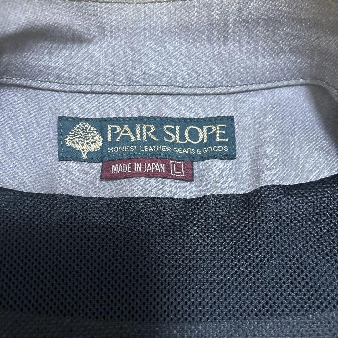 ペアスロープ PAIR SLOPE コットン ライダースジャケット Lサイズ