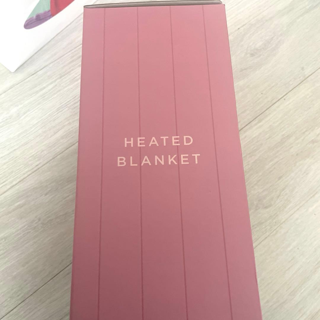 Francfrancヒーター付きブランケットピンク