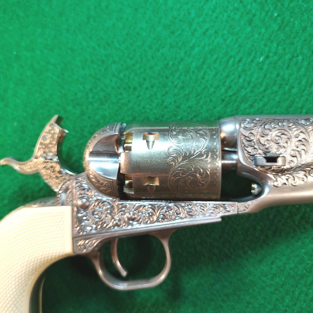 フランクリンミント カスタ—将軍の コルト 1861ネ—ビ— ABS製モデルガン