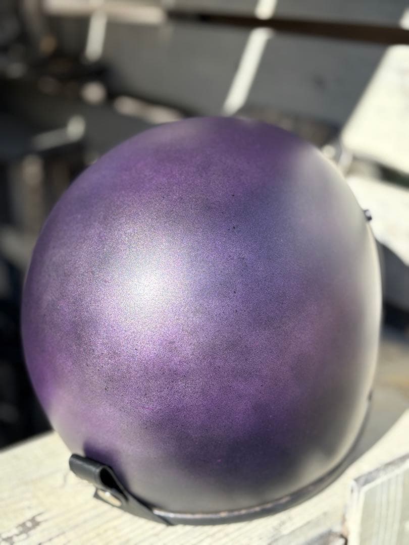 RAMSKIT カスタムヘルメット 500TX 小帽体 深め XLマットパープル