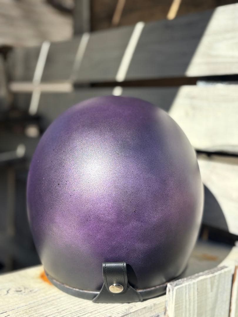 RAMSKIT カスタムヘルメット 500TX 小帽体 深め XLマットパープル