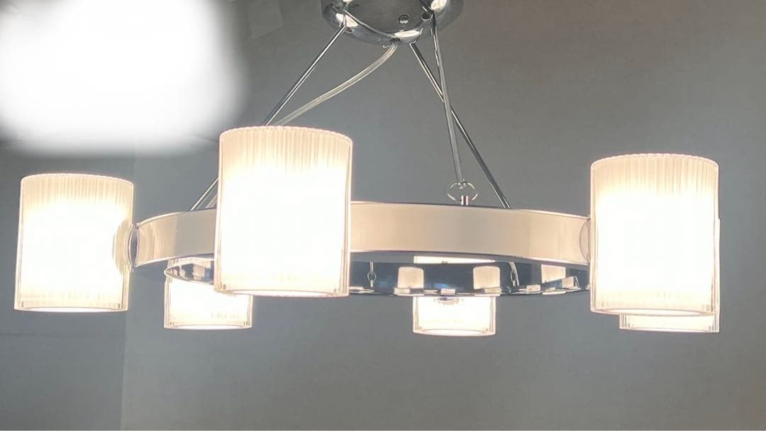 【展示美品】　YAMAGIWA シャンデリア FLARE（フレア） 6灯