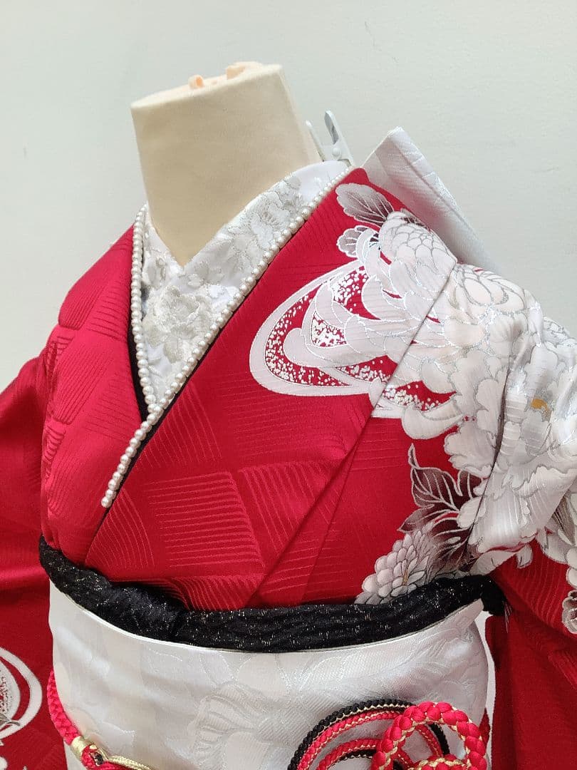 赤　振袖フルセット