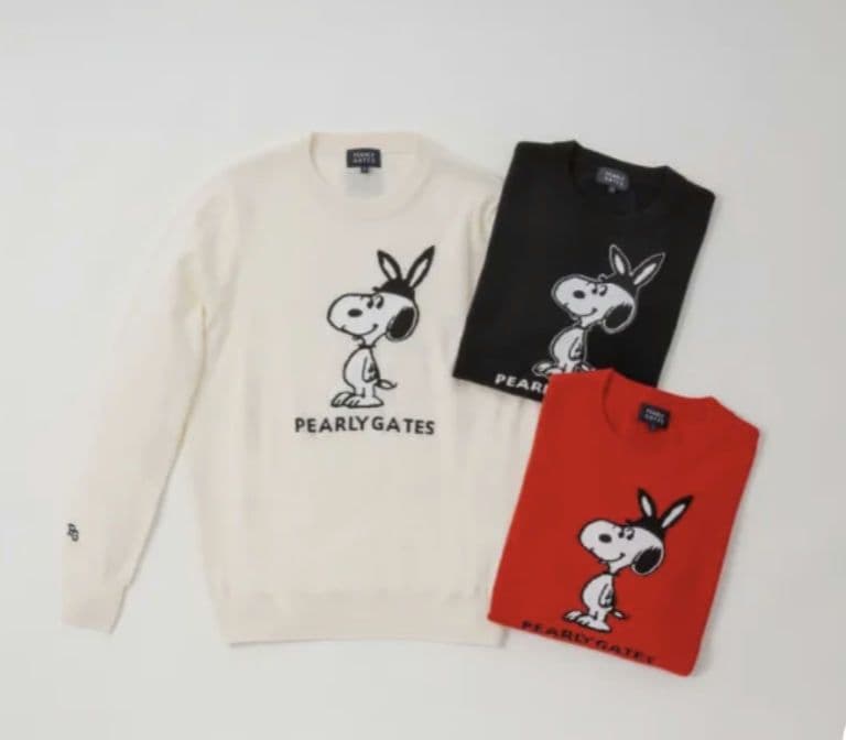 ❣️美品❣️パーリーゲイツPEARLY GATESスヌーピーコラボニットセーター