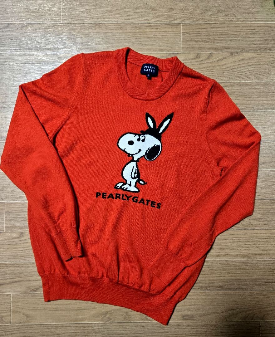 ❣️美品❣️パーリーゲイツPEARLY GATESスヌーピーコラボニットセーター