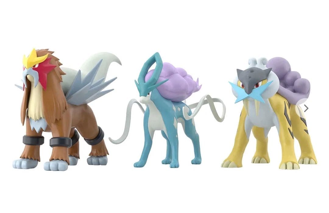 ポケモンスケールワールド　フリーザー　サンダー　ファイヤー　スイクン