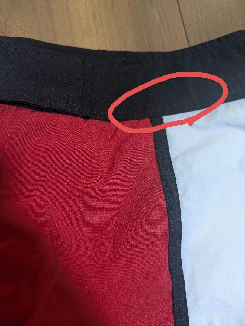 VEATM ビートム Lサイズ サーフショーツ サーフパンツ 赤黒白