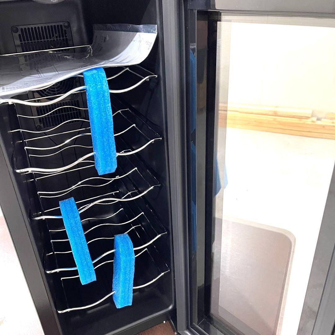 ★アイリスオーヤマ ワインセラー 12本　PWC-331P-B　送料無料★