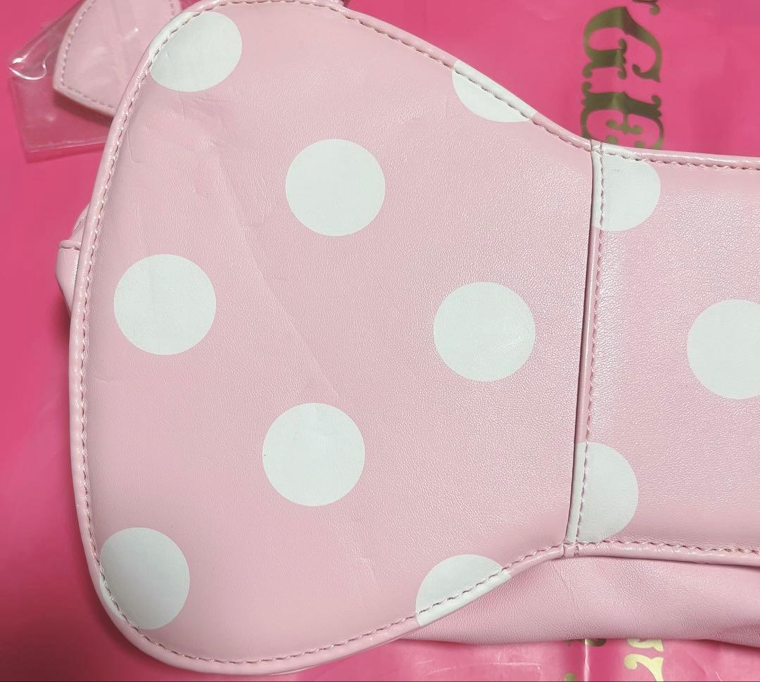 新品 angelic pretty ドットリボンショルダーバッグ ピンク