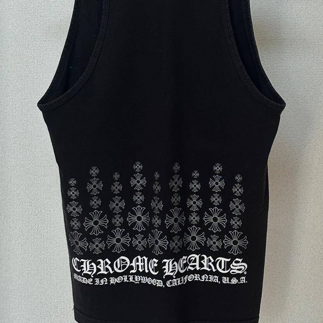 トップス chrome hearts CH plus backlogo tanktop