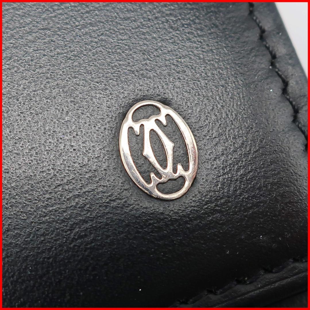 正規品 カルティエ Cartier キーケース 6連 黒 レザー C2金具 美品