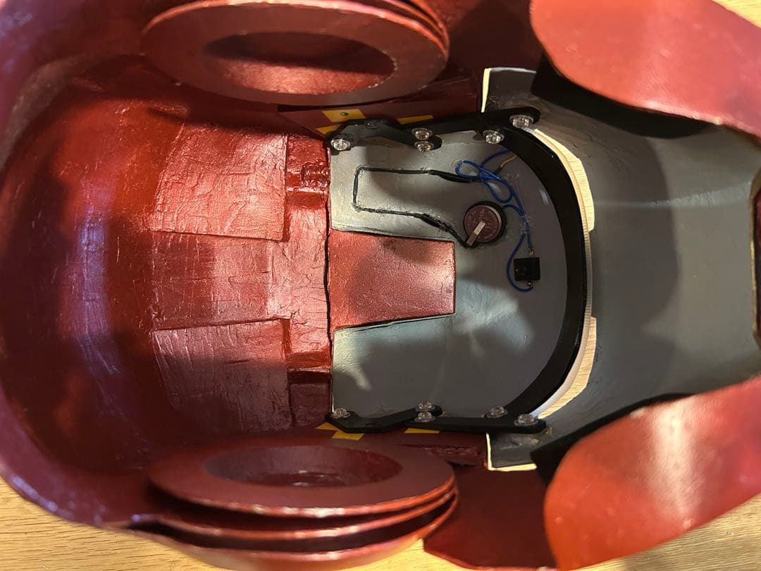 【自作品】アイアンマンヘルメット マーク3 LEDライト付き マーベル