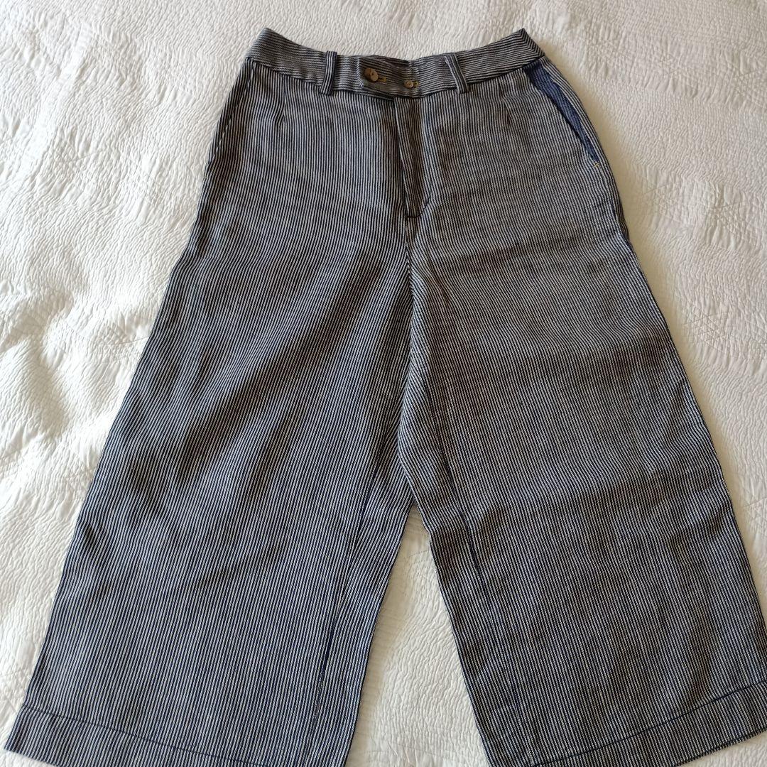 パラスパレス　リネンガウチョパンツ