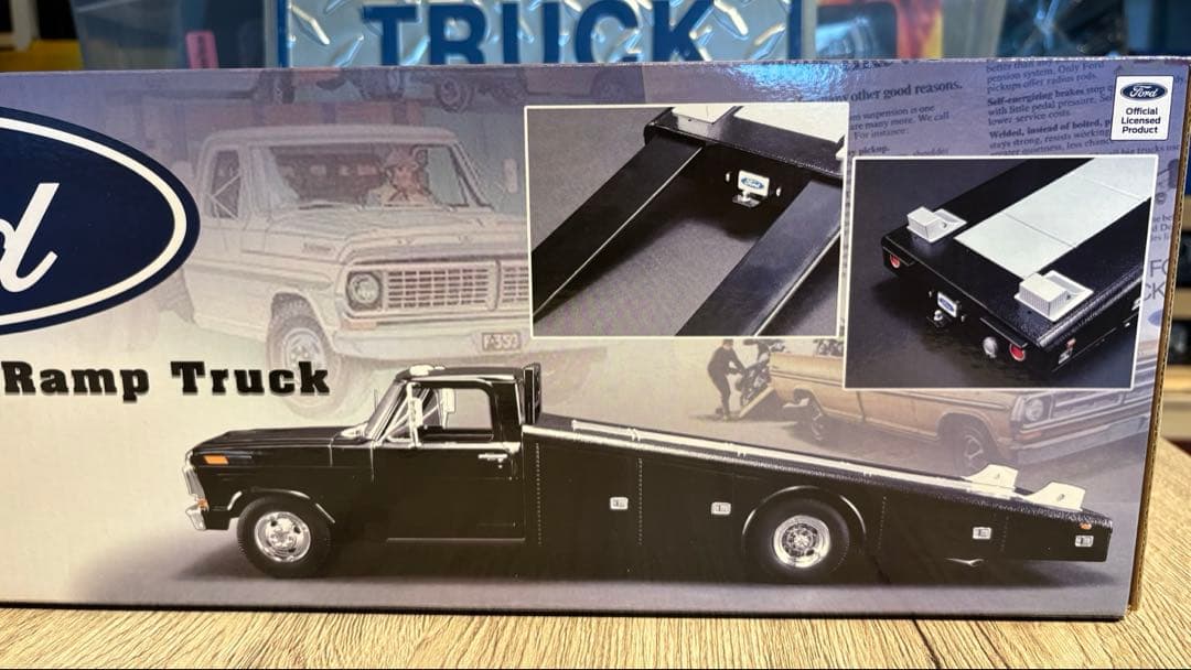 1970 フォードF350 Ramp T ruck 1:18