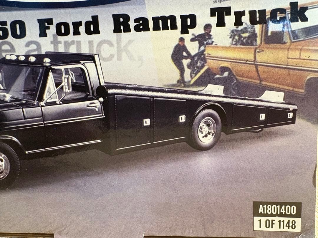 1970 フォードF350 Ramp T ruck 1:18