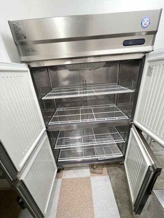 フクシマ　冷蔵庫縦型センターフリータイプ　URN-120RM6-F