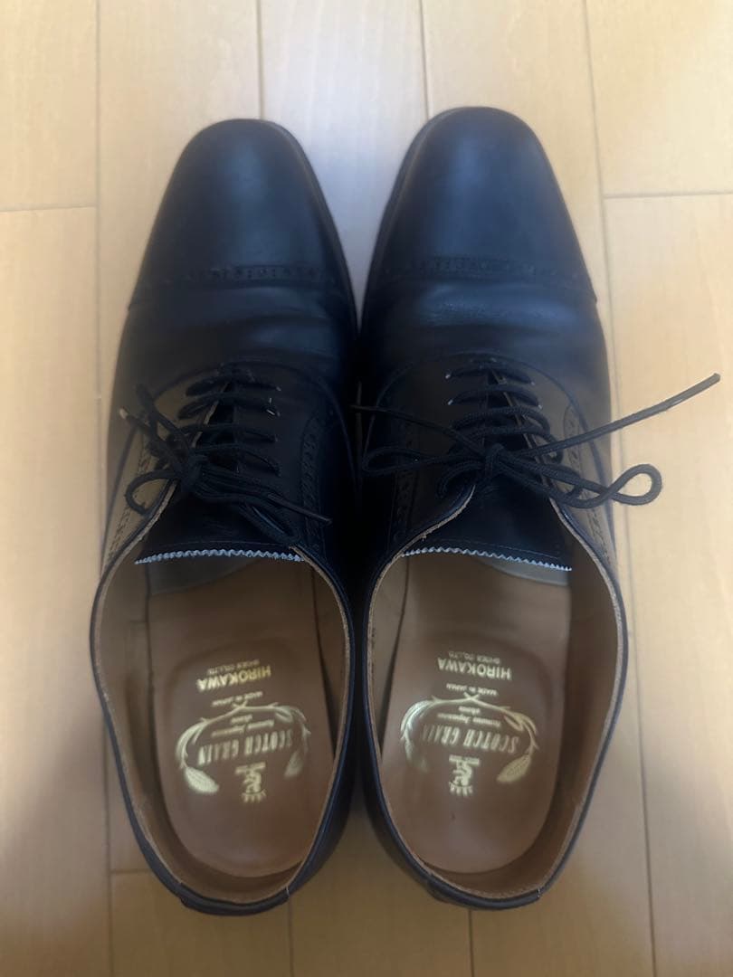 Scotch Grain ネイビー ビジネスシューズ