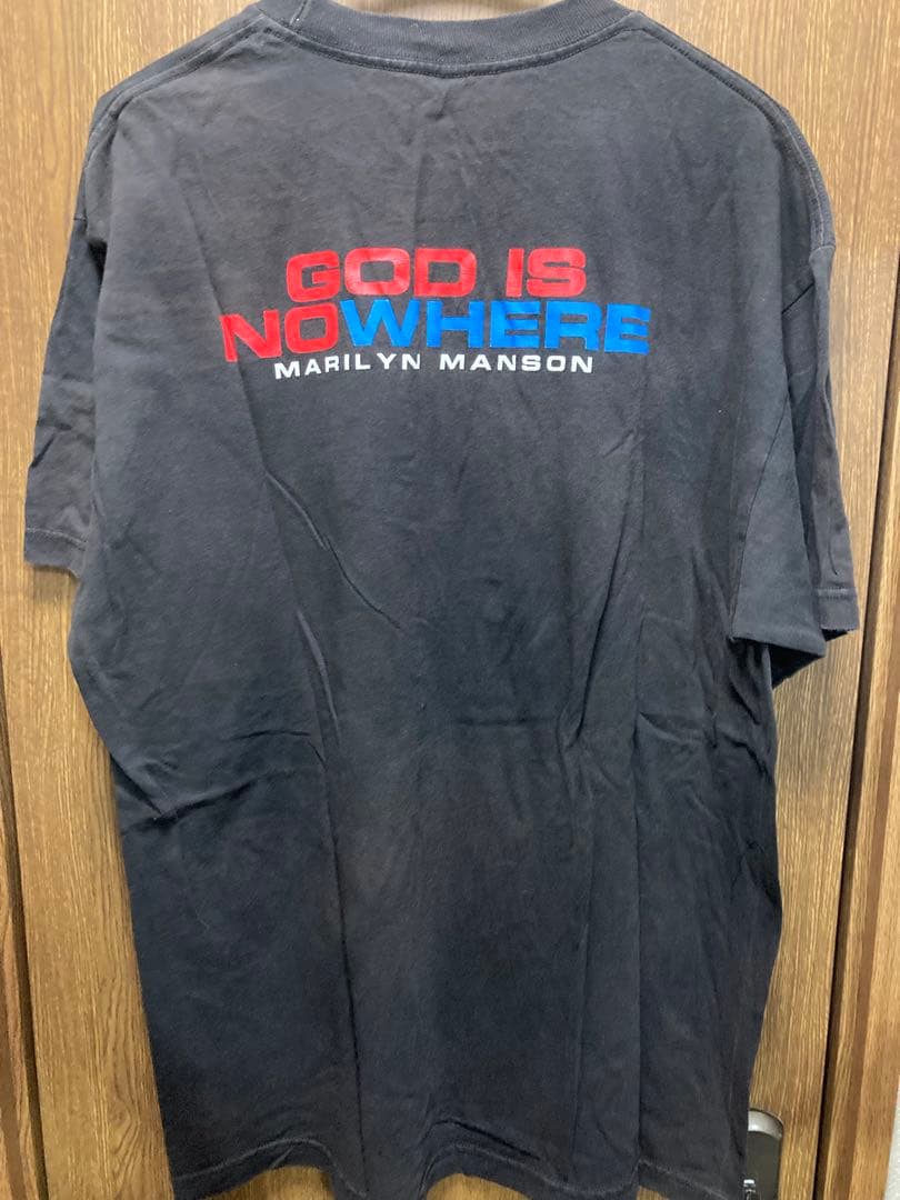 レア マリリン・マンソン Tシャツ「GOD IS NOW HERE」