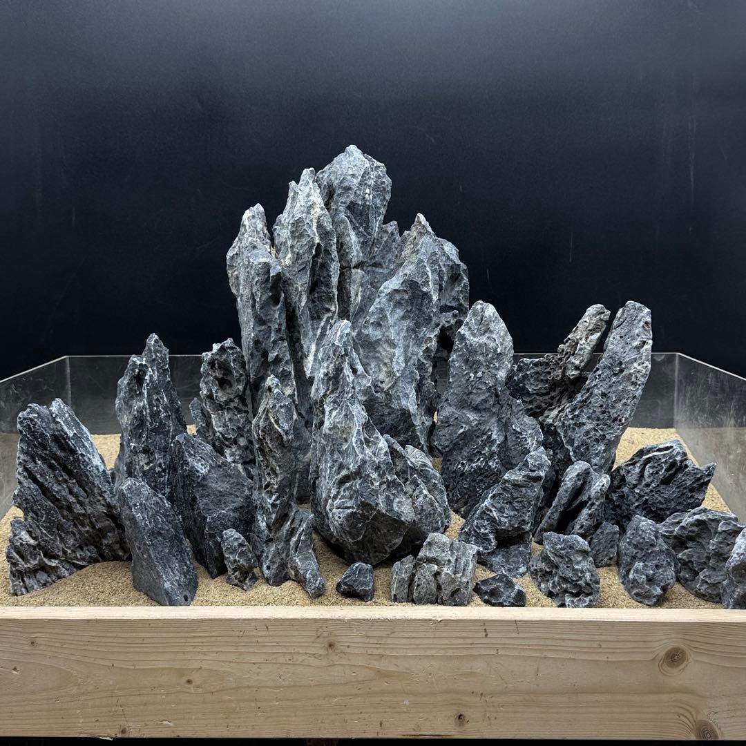 MSS-7193 青龍石16キロセット 酸処理済み龍王石　竜王石　アクアリウム