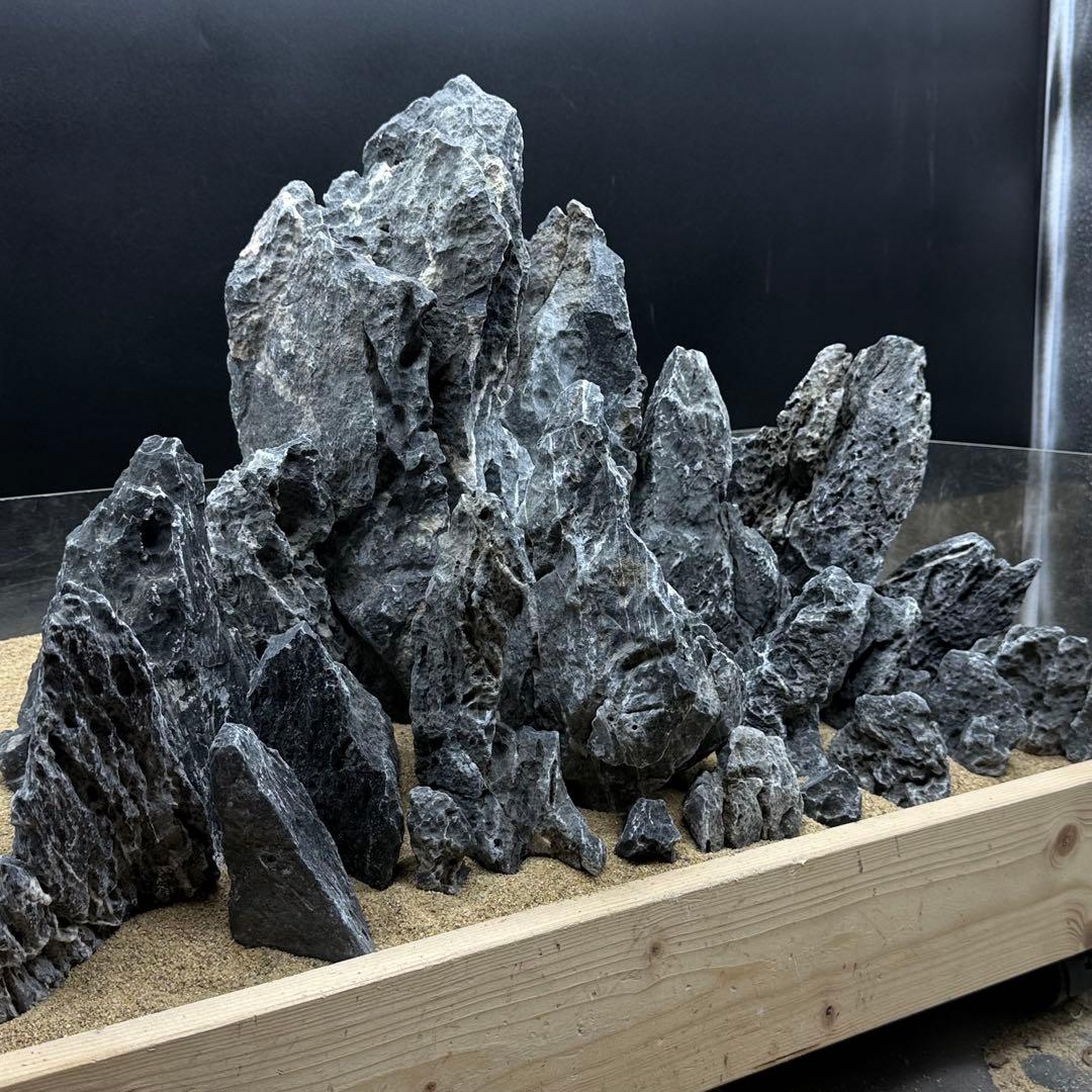 MSS-7193 青龍石16キロセット 酸処理済み龍王石　竜王石　アクアリウム