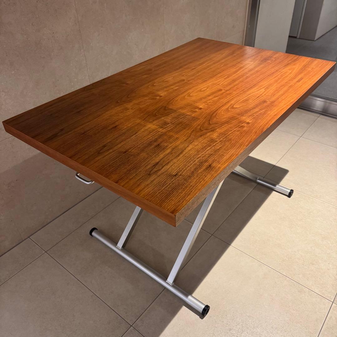 ニトリ 昇降テーブル ACTIVE（アクティブ）120cm ウォルナット 美品