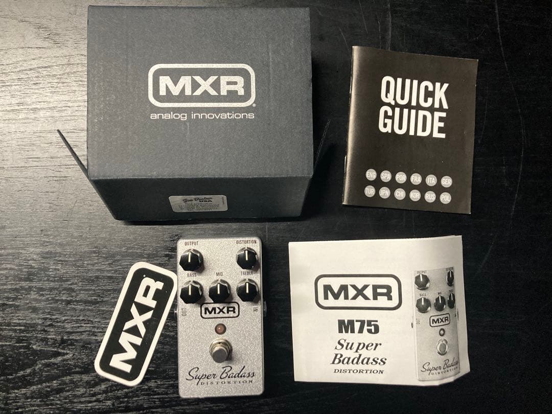 ギター MXR M75 Super Badass Distortion